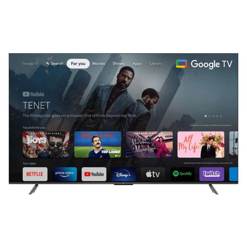 TV TCL P735 75" LED UHD 4K / Smart TV / ANDROID / Noir
