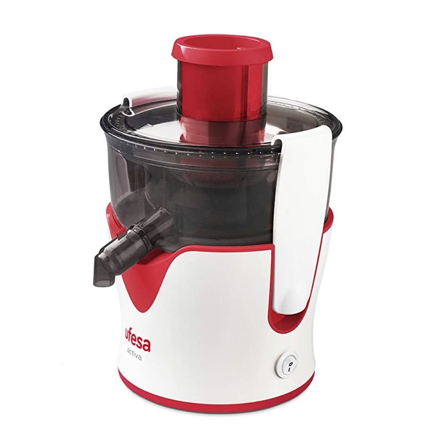 Centrifugeuse De Jus UFESA 350W - Blanc et Rouge