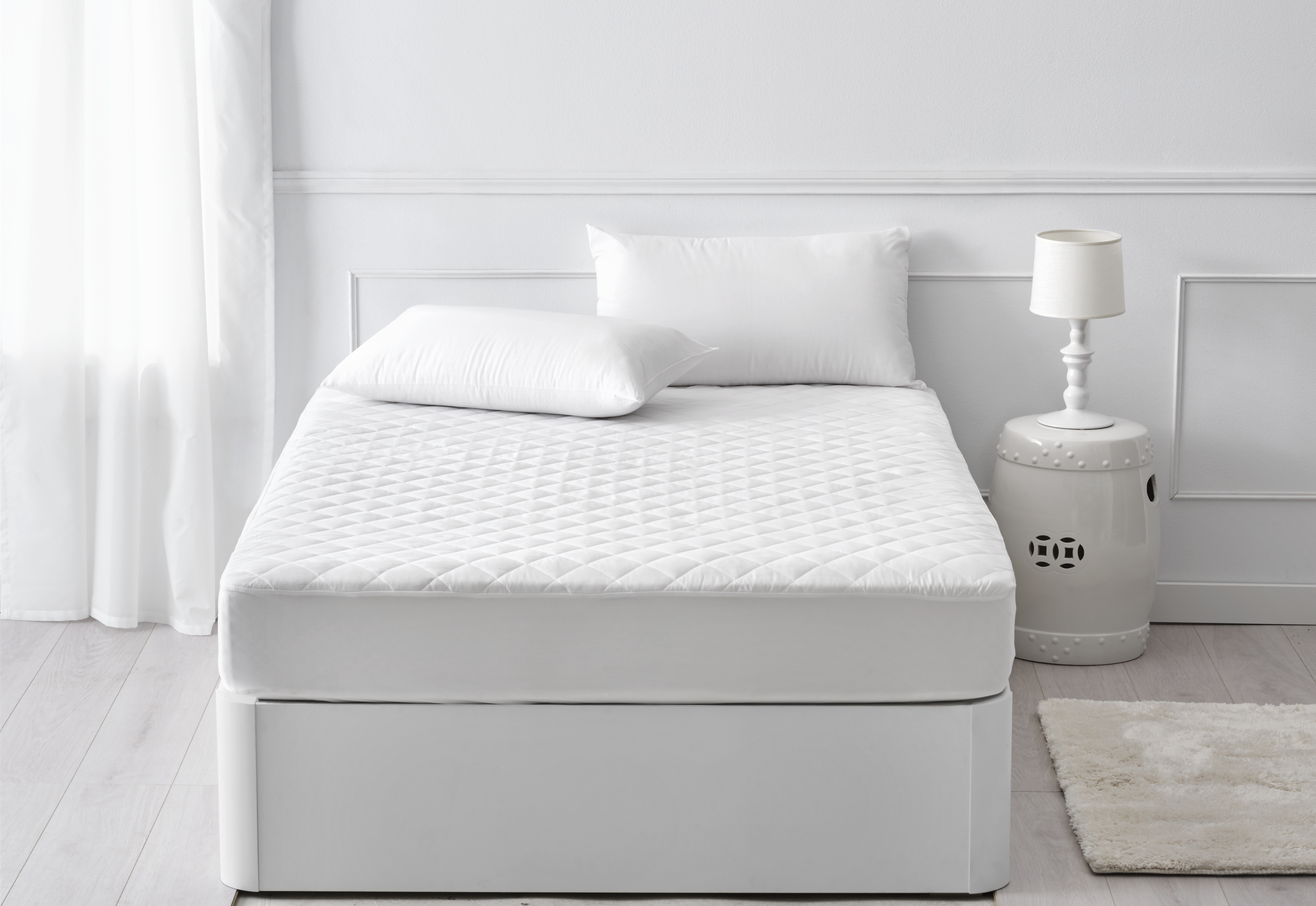 TENCEL Protége matelas et Drap-housse 2 en 1 Ultra-respirant +Impérméable - 90x200