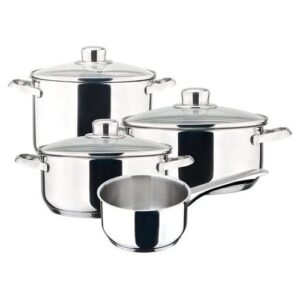 Magefesa Batterie de cuisine 7 pièces - Dux - Acier Inoxydable - Garantie 1 an