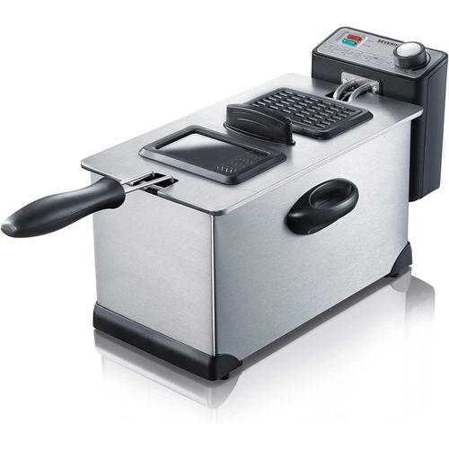 Friteuse électrique en inox - FR2431 - 2000 W - 3L - 190°C - Garantie 2 ans