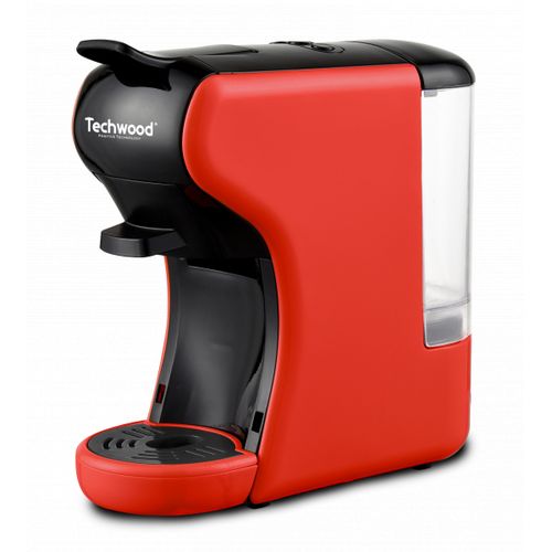 Cafetière expresso Techwood- TCA-195N - Multicapsules - 1450 W - Rouge
