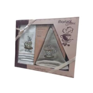 Lot De 2 Serviettes De Cuisine Coffee casa nova Multicouleur