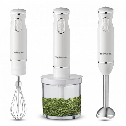 Mixeur Plongeant 3 en 1 Techwood TMS-9600 / Blanc