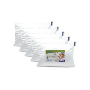 CASA NOVA-Lot De 5 Oreillers En Fibre Creuse Siliconée – 70X50 Cm – Blanc