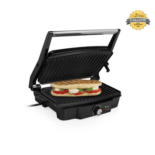 Grill à contact 28x17 cm - GR-2852 - 1500W - 180° - Garantie 2 ans