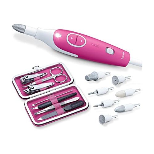 Ensemble manucure & pédicure BEURER MP44 - avec kit de soin des ongles - Lumière LED