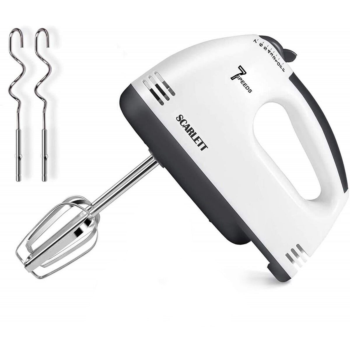 SCARLETT Batteur Électrique Multifonctions 7 Vitesses
