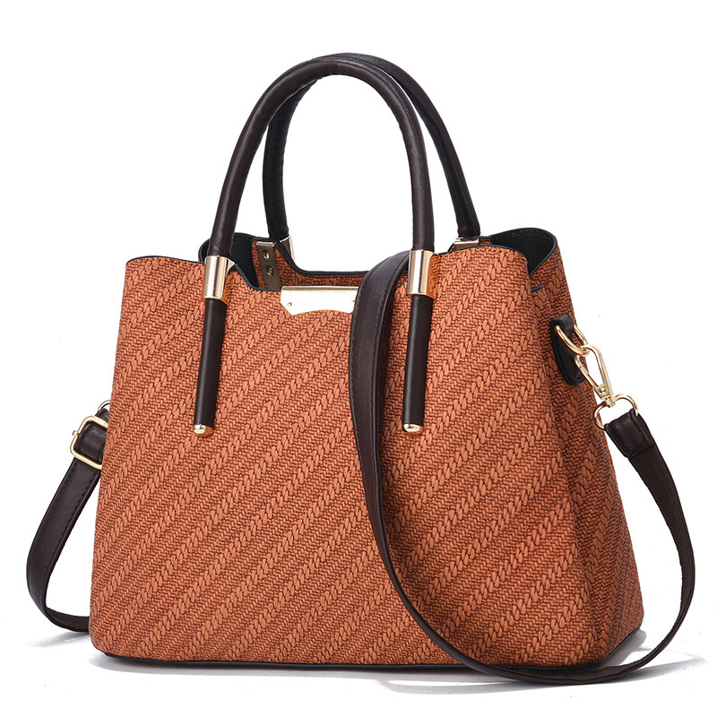 Sac à main 'Imprimé' -2SM002- Caramel