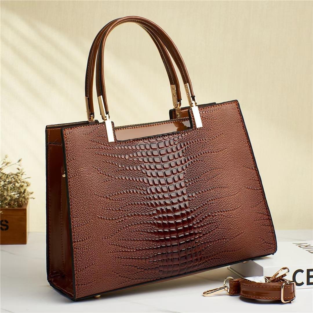 Sac à main ‘Heliconia’ -3SM01- Marron