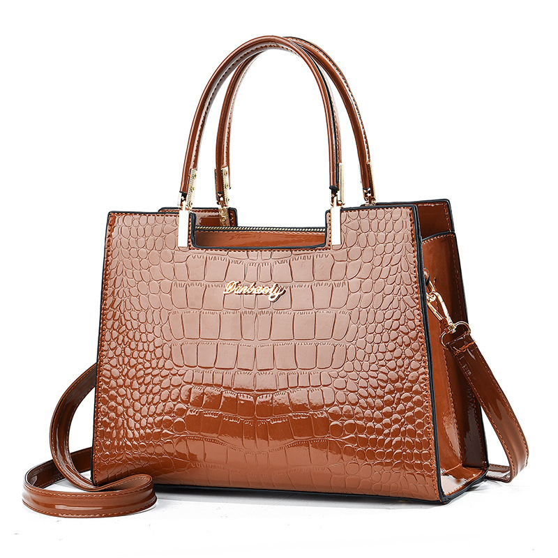 Sac à main 'Passiflora' -3SM02- Marron