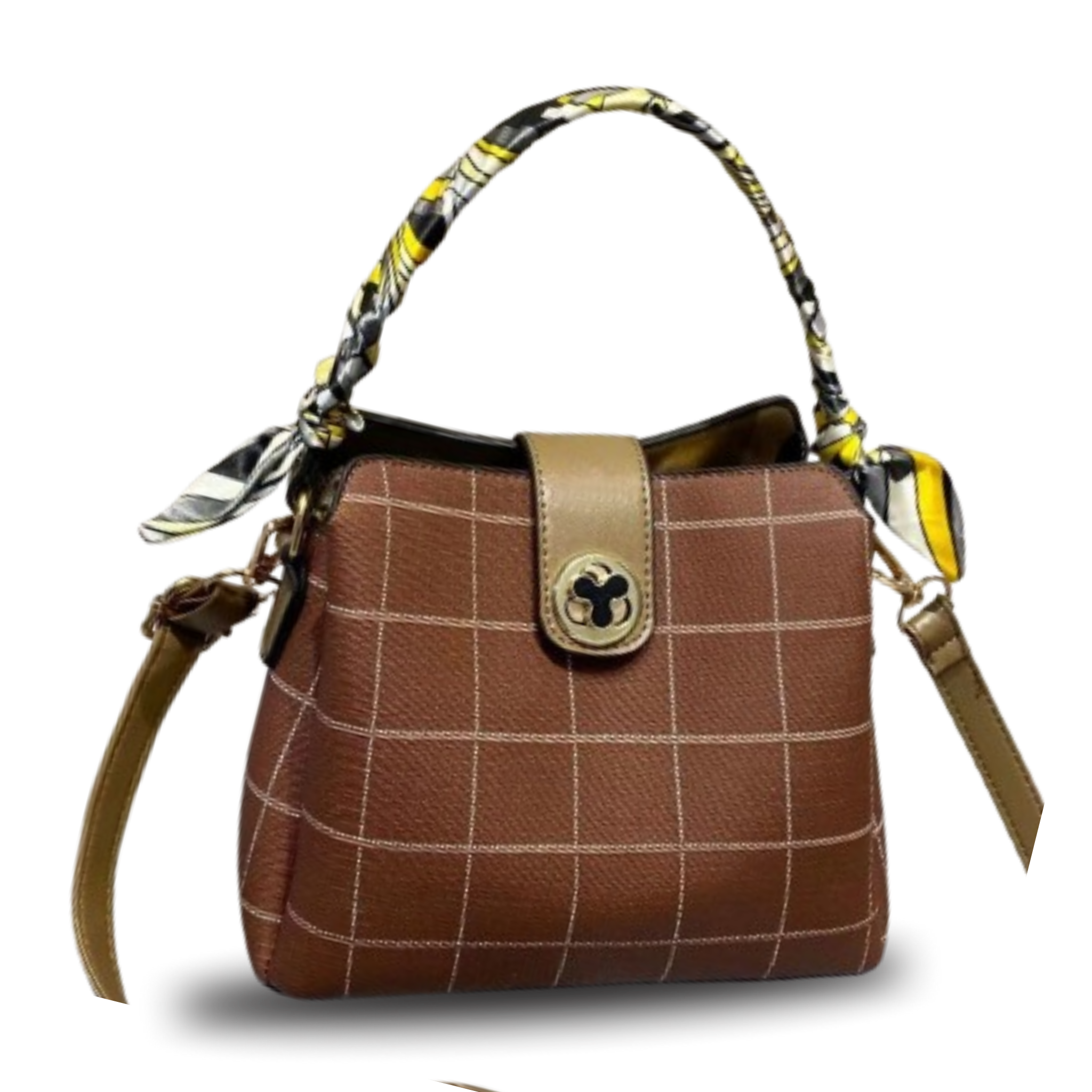 Sac à main 'Lantana' -3SM07- Marron