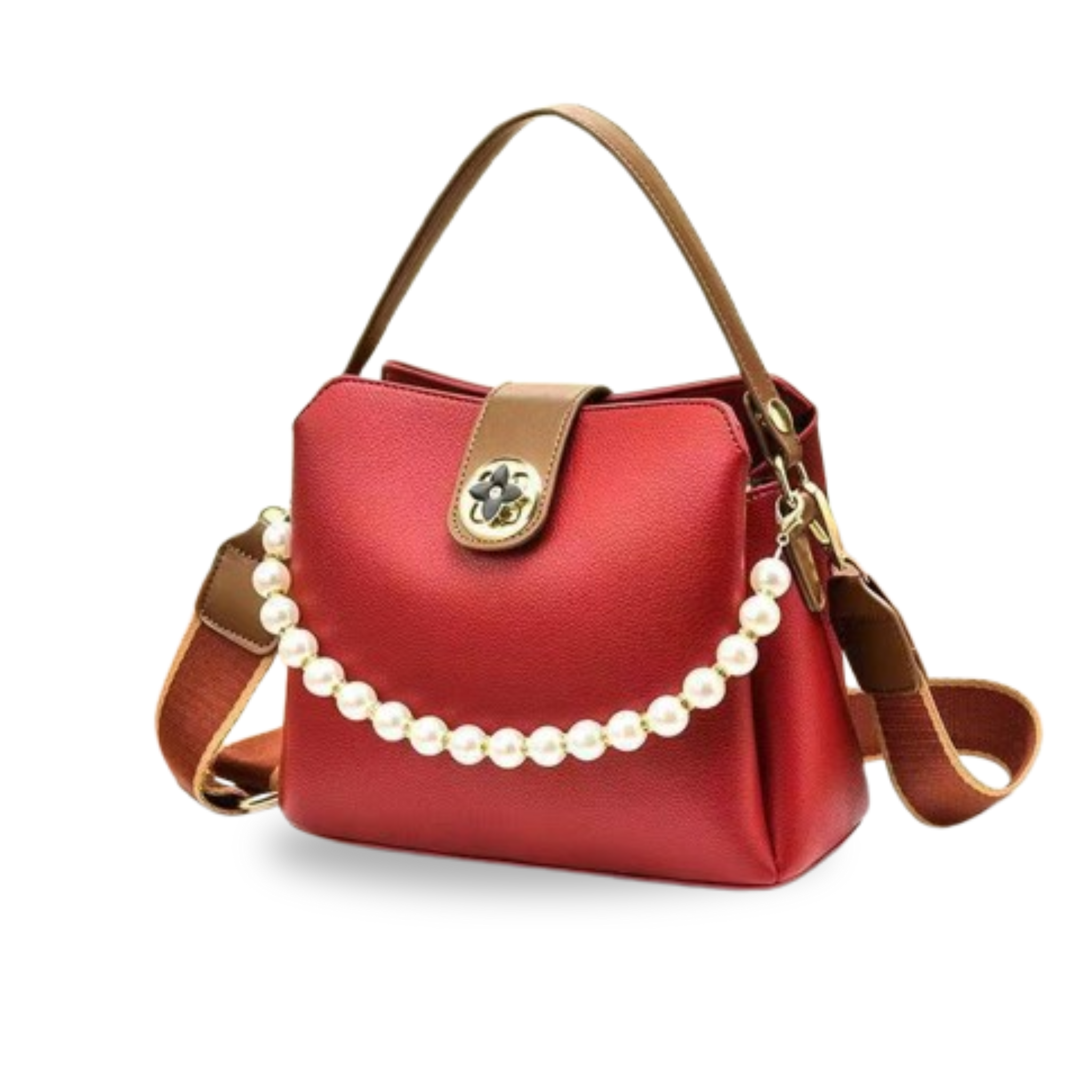 Sac à main 'Iris' -3SM08- Rouge