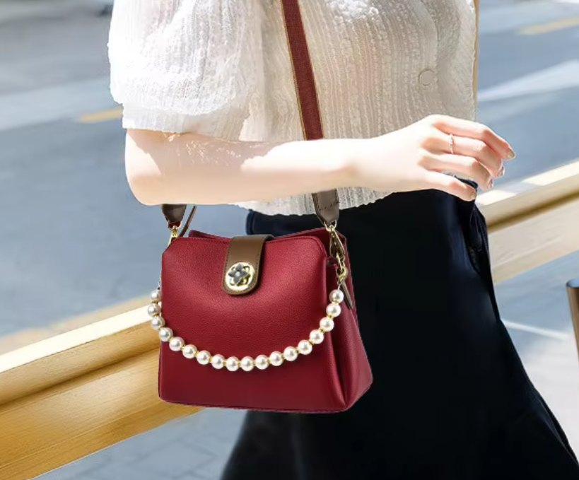 Sac à main ‘Iris’ -3SM08- Rouge