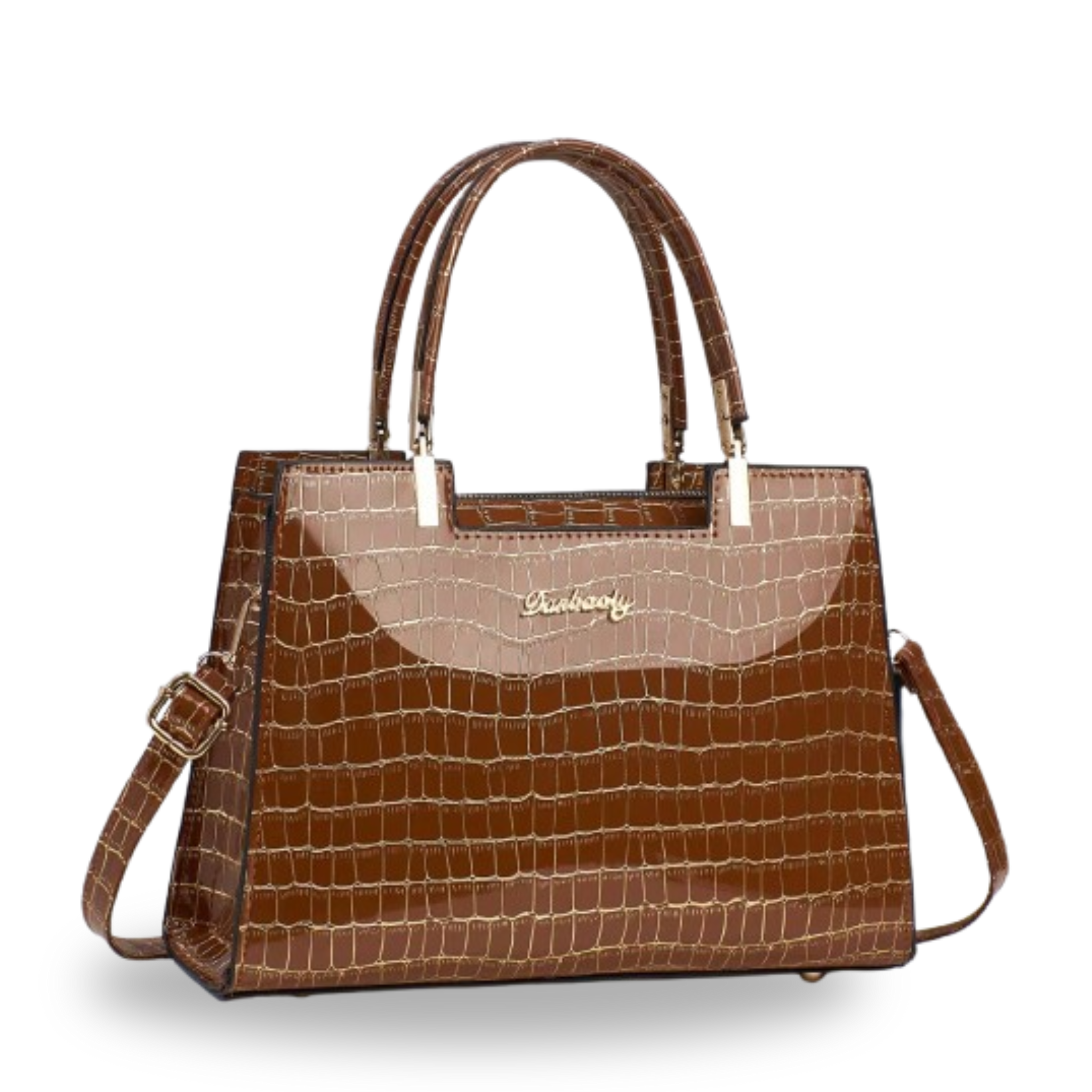 Sac à main 'Lotus' -3SM19- Marron
