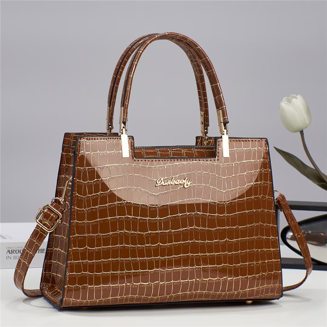 Sac à main ‘Lotus’ -3SM19- Marron