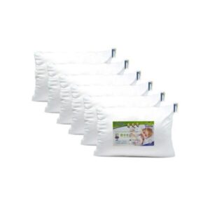 CASA NOVA-Lot De 6 Oreillers En Fibre Creuse Siliconée – 70X50 Cm – Blanc