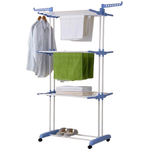 Séchoir-Sèche à Linge Et Vêtements-3 Trois Couches Pliants