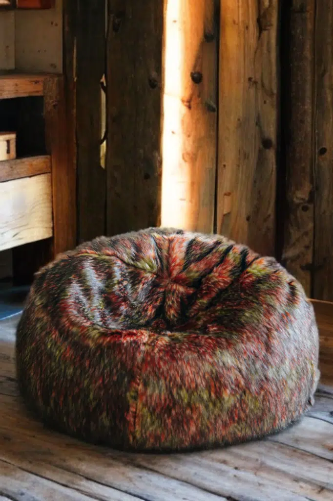 POUF TOUAREG FOURRURE LONG 100*70 – ECLAT D’AUTOMNE
