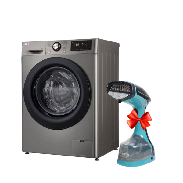 Machine a laver LG 9KG +Fer a vapeur Lexical LHH-0902 - Bleu Offert Gratuit