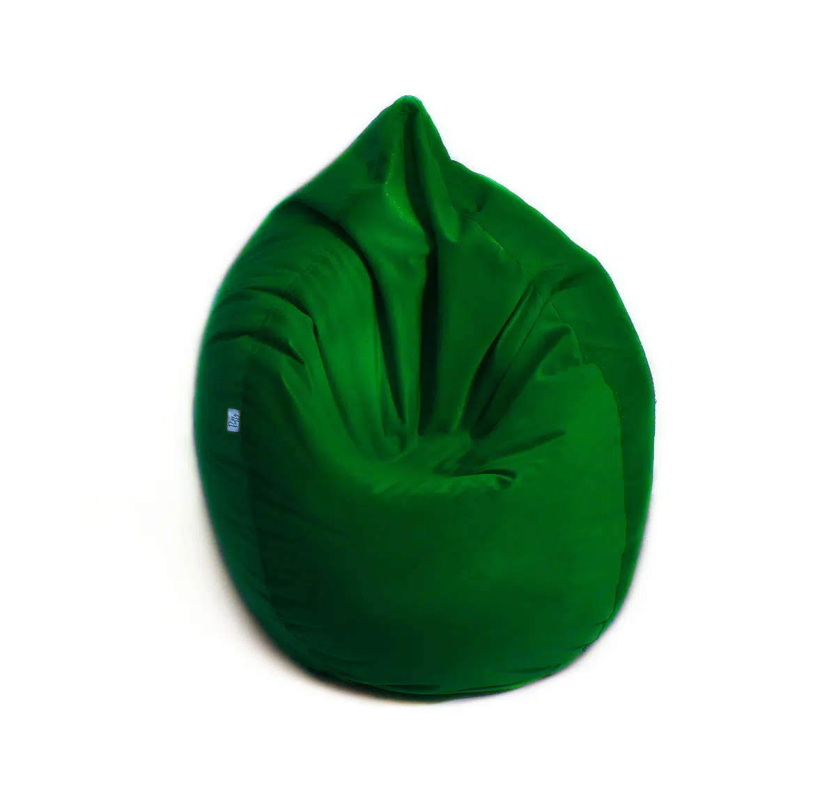 POUF POIRE VELOURS XXL 80 x 120 - VERT MILITAIRE