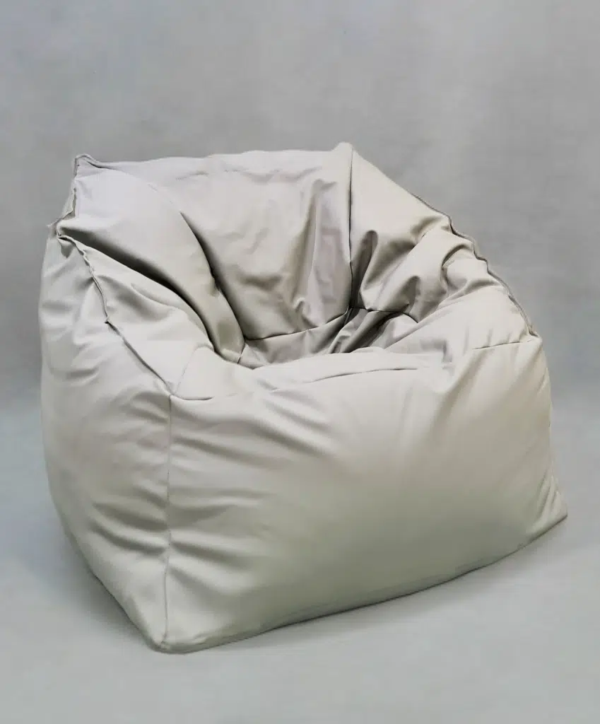 POUF FAUTEUIL VALENCIA SIMILICUIR GREGE