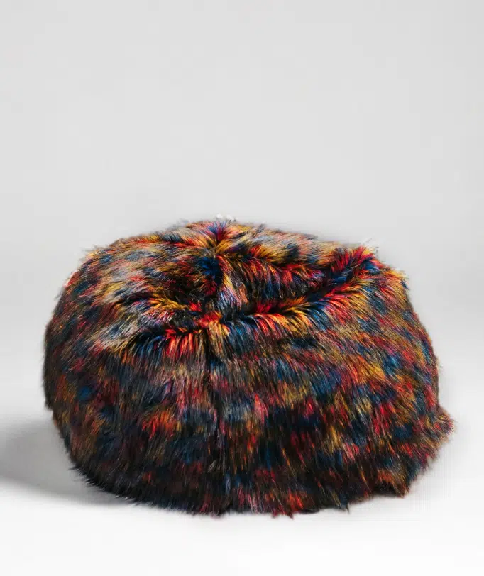 POUF TOUAREG FOURRURE LONG 100*70 – ECLAT D’AUTOMNE