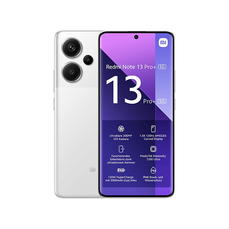 Smartphone XIAOMI Redmi Note 13 PRO + 5G/ 12GO /512GO /WHITE