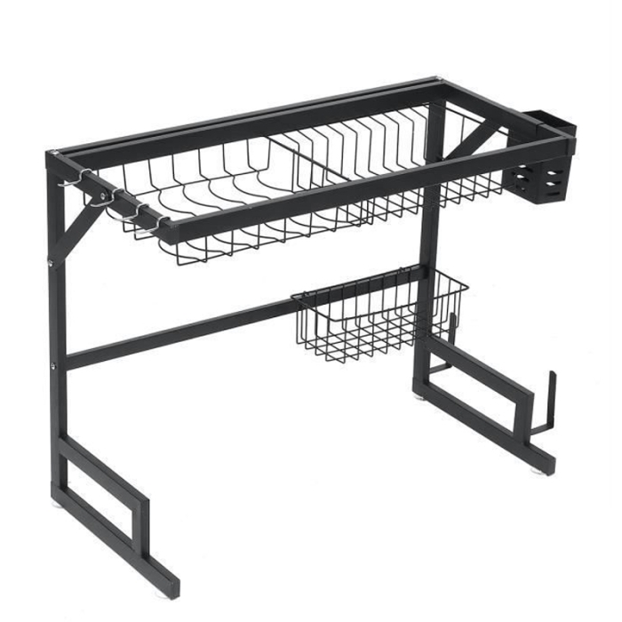 Égouttoir à Vaisselle en acier inoxydable - Noir