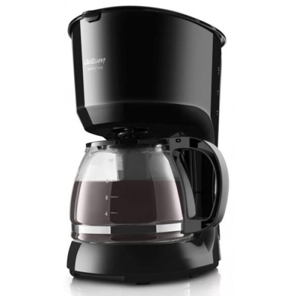 Cafetière Electrique ARZUM 750 Watt - 10 Tasses - Noir (AR3046)