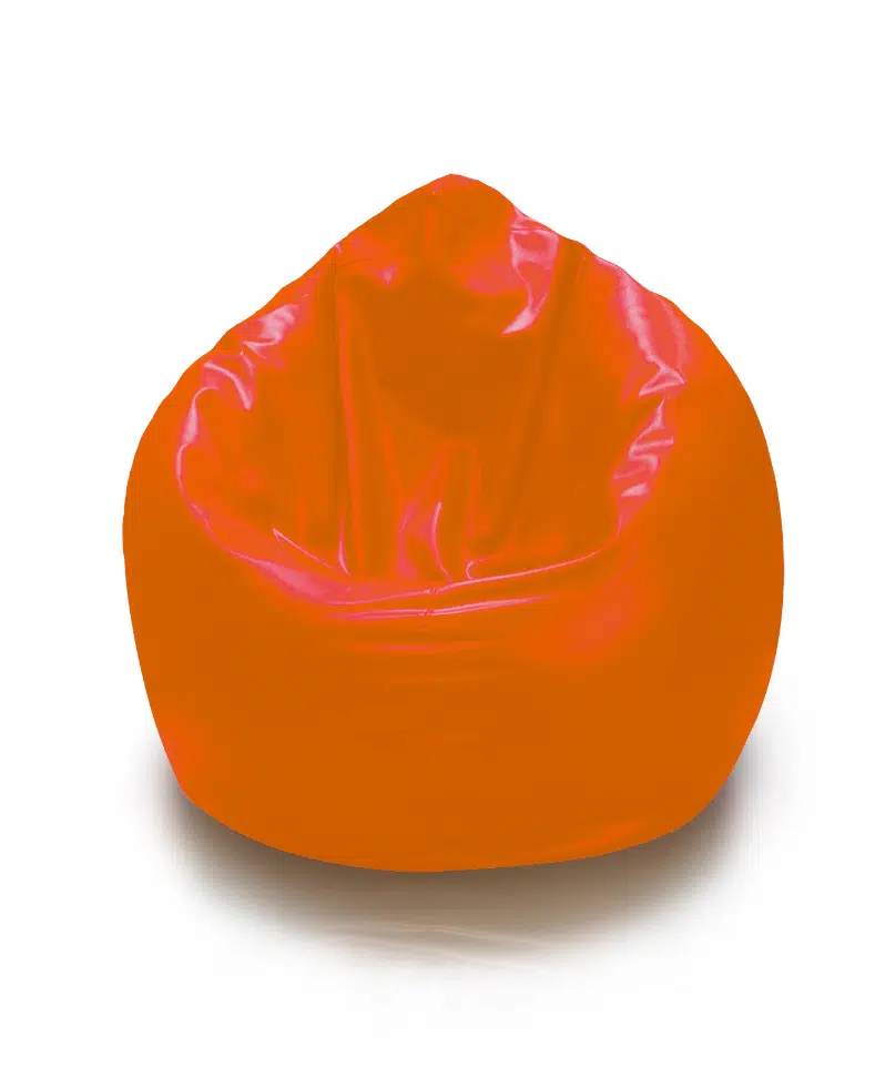 POUF POIRE SIMILICUIR 3XL 135 × 95 - ORANGE