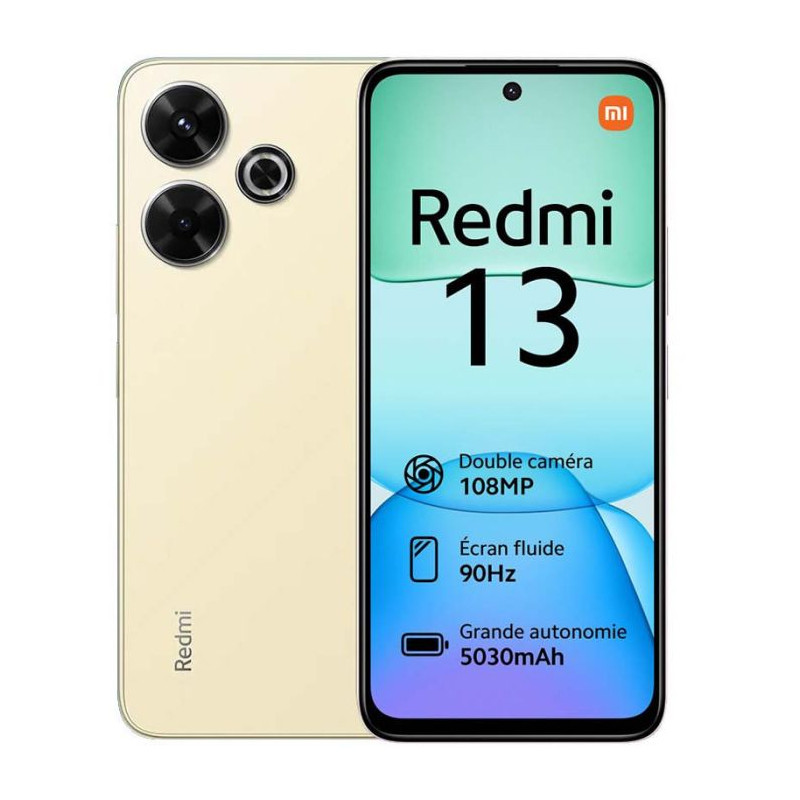 Smartphone XIAOMI Redmi Note 13 / 6 GO / 128GO / Gold