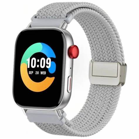 Montre Connectée Colmi C8 Max Tissu - Silver