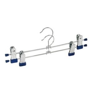 Cintres à pinces- Snap 30 - set de 2 cintres-Argent brillant-Métal chromé