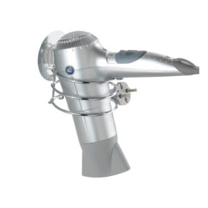 Porte-Sèche-cheveux-Static Loc Osimo-Chromé