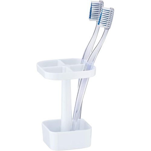 Porte-brosse à dents- Candy- Blanc-Plastique