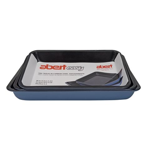 Set De 3 Plateaux Aber ABFE3711 Easy Bleu