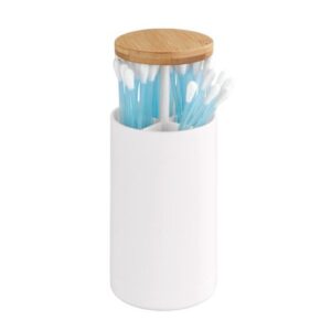 Distributeur de coton-Tiges-Laresa-Blanc-Polystyrène