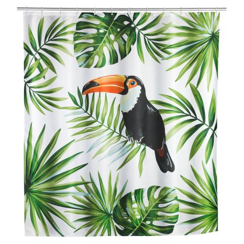 Rideau de douche 180x200 Tucan Polyester - WENKO