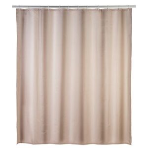 Rideau de douche-Anti-moisissure-WENKO 180 x 200 cm-Beige