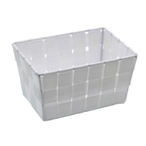 Corbeille salle de bain - Adria - Mini long - Blanc - Plastique WENKO