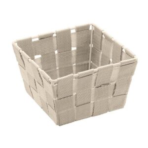 Corbeille salle de bain - Adria - Mini square - Beige - Plastique WENKO