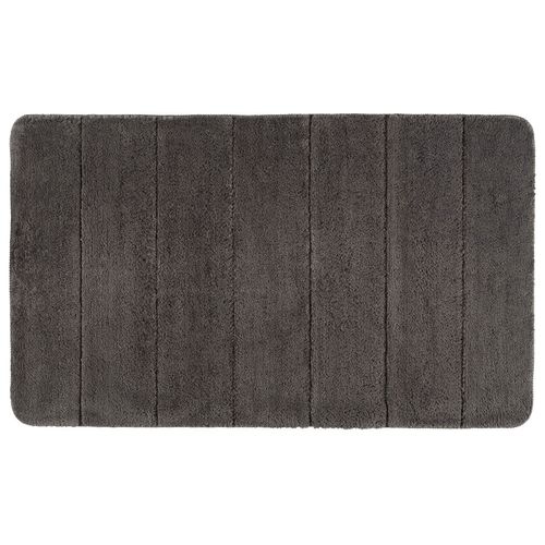 Tapis de bain - Steps - Antidérapant - Polyester - 70 x 120 cm - Gris foncé