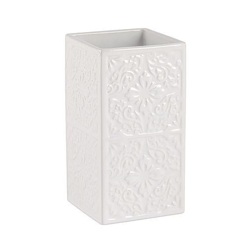 Porte-brosse à dents Gobelet-Céramique-Cordoba-Blanc