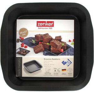Moule à brownies - 7407 - Acier inoxydable - 26 cm - Noir