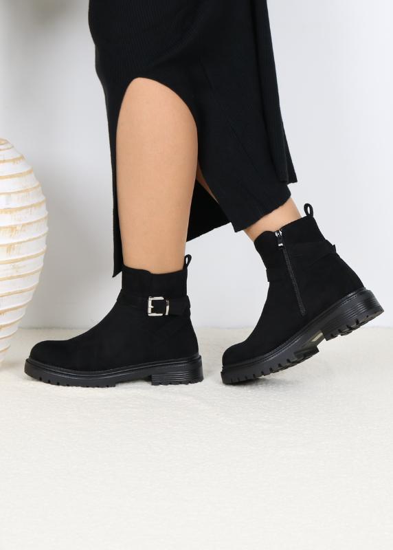 Bottines Femme-simili Daim-VOG