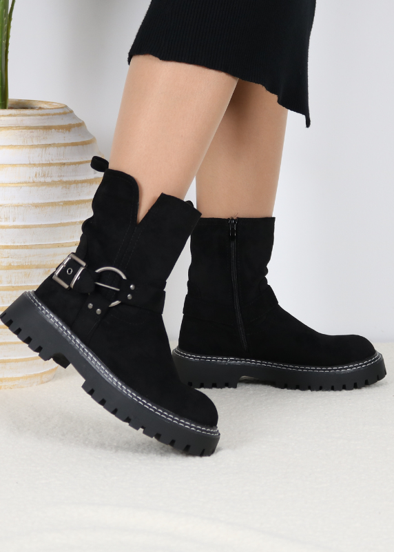 Bottines Femme-simili Daim-VOG