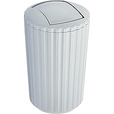 Poubelle Minas Gris 3 L - Plastique - Polyrésine - WENKO