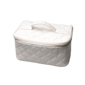 TITANIA Trousse de Toilette Blanche 23x15x12CM 6 Poches - 7761