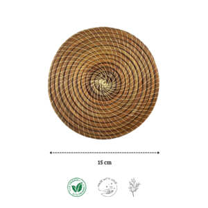 Sous-tasse Halfa - 15 cm Marron